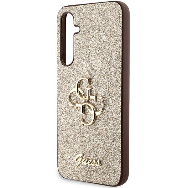 Guess GUHCS23FEHG4SGD S23 FE S711 gold/gold hardcase Glitter Script Big 4G