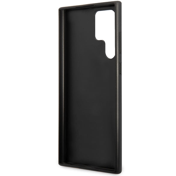 Guess 4G Metal Gold Logo case for Samsung Galaxy S24 Ultra - black