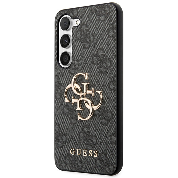 Guess 4G Big Metal Logo case for Samsung Galaxy S24+ - black