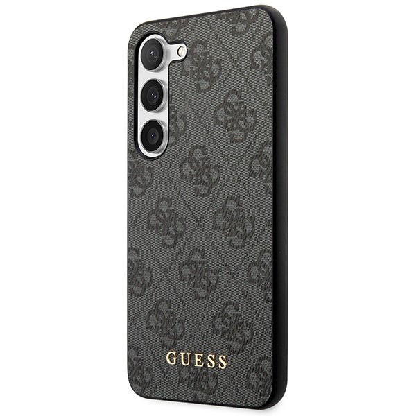 Guess 4G Metal Gold Logo case for Samsung Galaxy S24+ - black