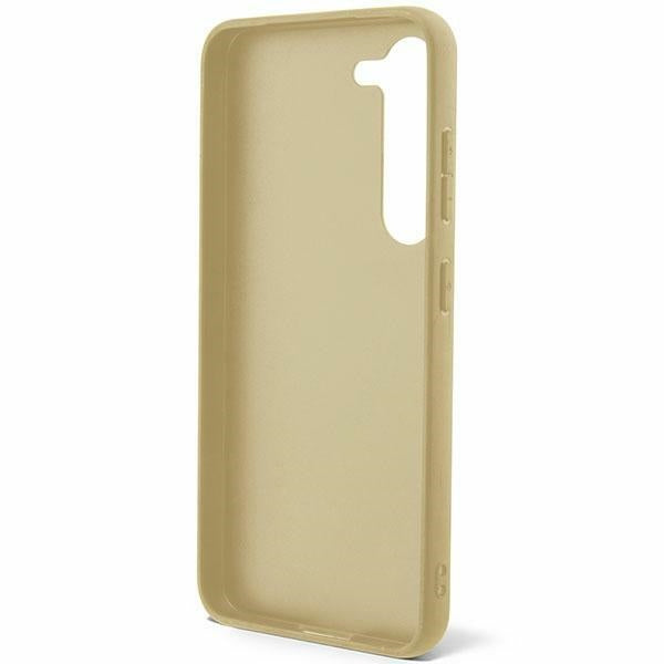Guess Glitter Script case for Samsung Galaxy S24 - gold
