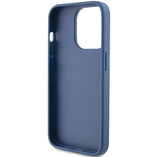 Guess 4G Stripe Collection case for iPhone 15 Pro - blue
