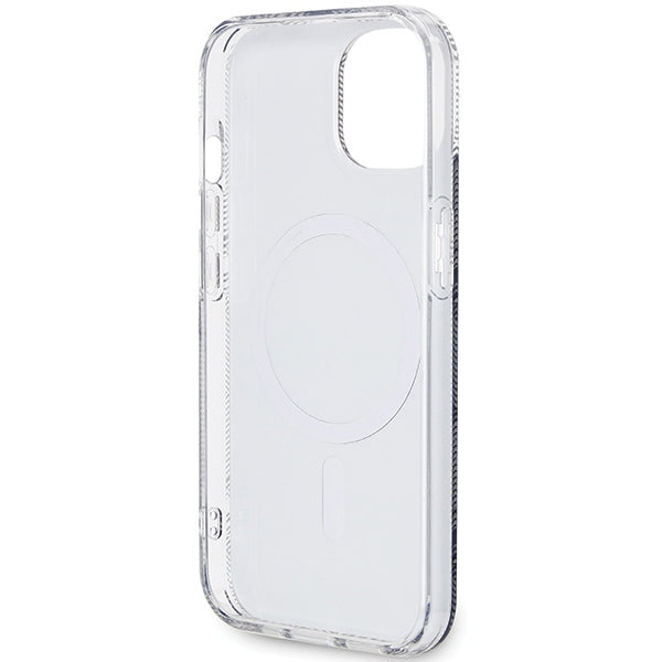 Guess IML GCube MagSafe case for iPhone 15 Plus / 14 Plus - black