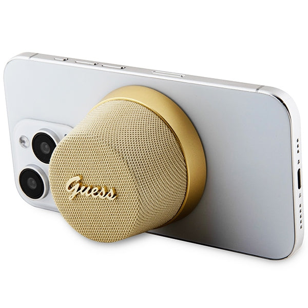 Guess Magnetic Script Metal Bluetooth speaker - gold