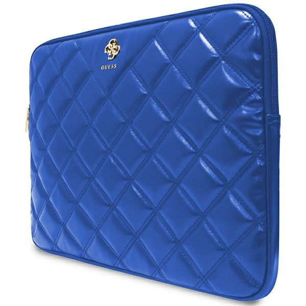 Guess 4G Quilted case for a 14" laptop - blue