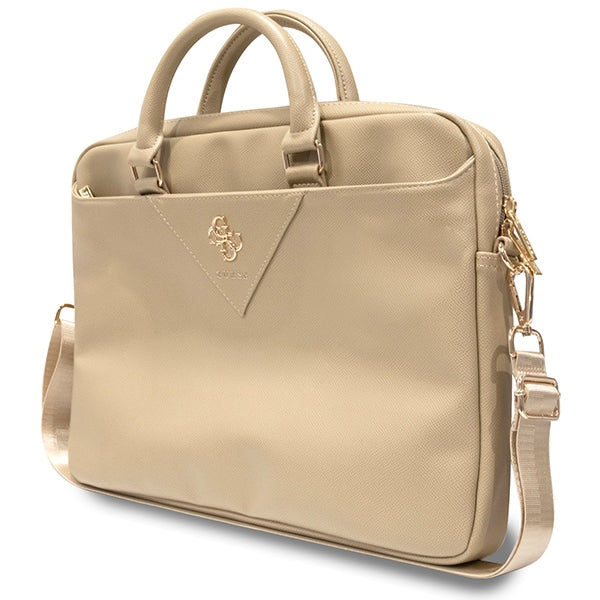 Guess Triangle 4G bag for a 16" laptop - gold