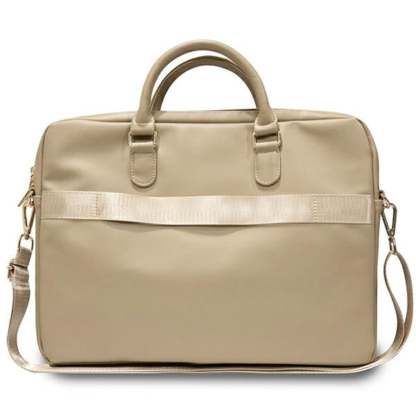Guess Triangle 4G bag for a 16" laptop - gold