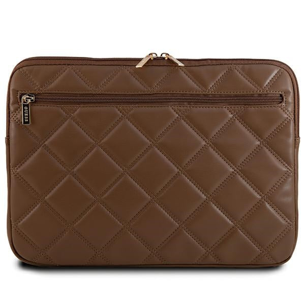 Guess Quilted 4G cover for a 14" laptop - brown