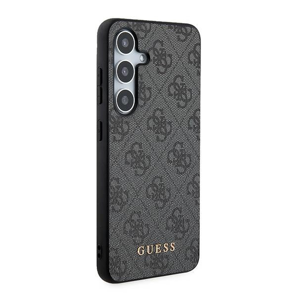 Guess 4G Metal Gold Logo case for Samsung Galaxy A35 - black