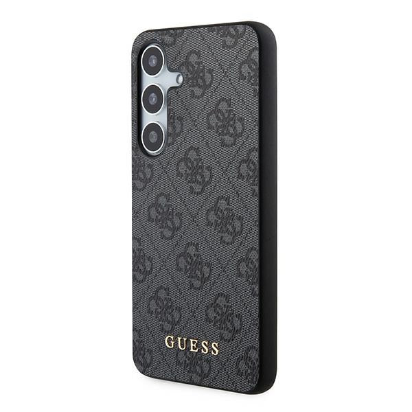 Guess 4G Metal Gold Logo case for Samsung Galaxy A35 - black