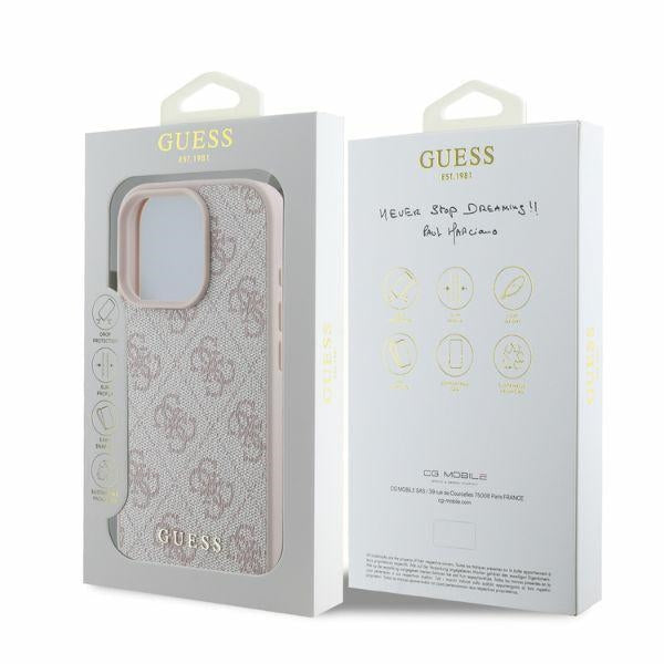 Guess 4G Classic iPhone 16 Pro Max Case - Pink