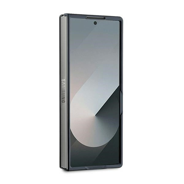 Guess Leather 4G Metal Logo Case for Samsung Galaxy Z Fold 6 - Brown