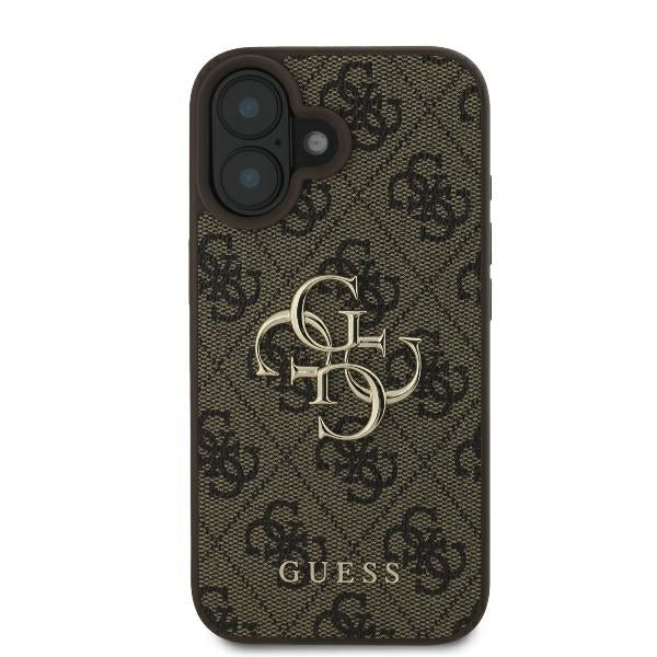 Guess 4G Big Logo Case for iPhone 16 - Brown