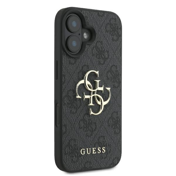 Guess 4G Big Logo Case for iPhone 16 - Black