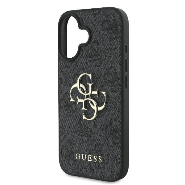 Guess 4G Big Logo Case for iPhone 16 - Black