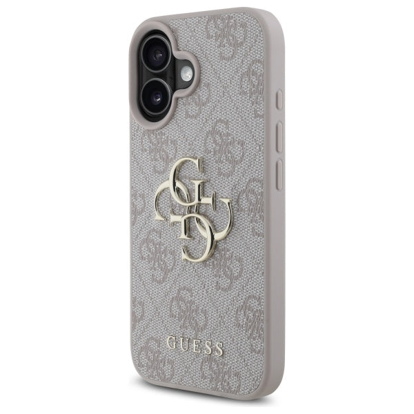 Guess 4G Big Logo Case for iPhone 16 - Pink