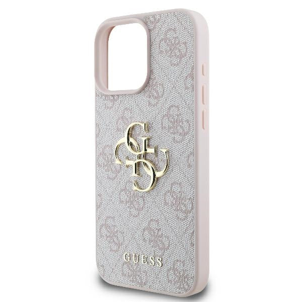 Guess 4G Big Logo Case for iPhone 16 Pro Max - Pink