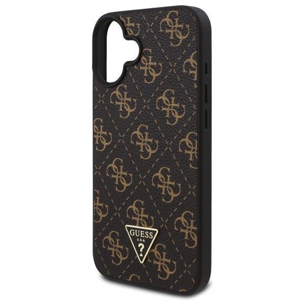 Guess New 4G Triangle Case for iPhone 16 6.1" - Black
