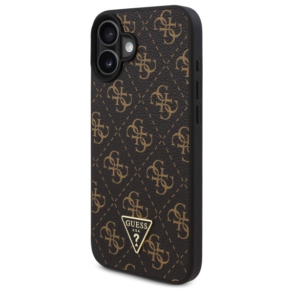 Guess New 4G Triangle Case for iPhone 16 6.1" - Black