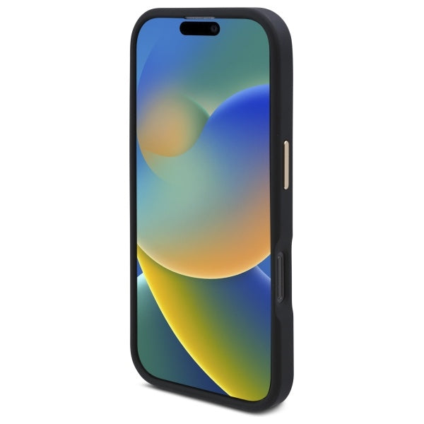 Guess 4G Logo Plate MagSafe Case for iPhone 16 Pro Max - Black