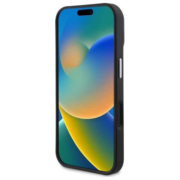 Guess GUHMP16MPGTSPSK iPhone 16 Plus 6.7" black/black hardcase Grained Triangle MagSafe