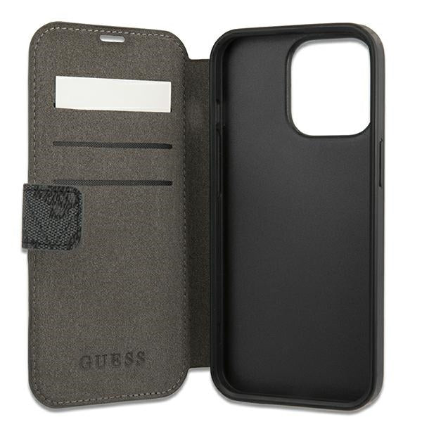 Guess GUBKP13X4GMGGR iPhone 13 Pro Max 6.7" gray/gray book 4G Big Metal Logo