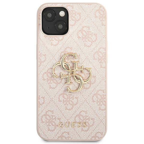 Guess 4G Big Metal Logo Case for iPhone 13 / 14 / 15 6.1" - Pink