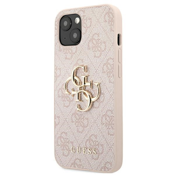 Guess 4G Big Metal Logo Case for iPhone 13 / 14 / 15 6.1" - Pink