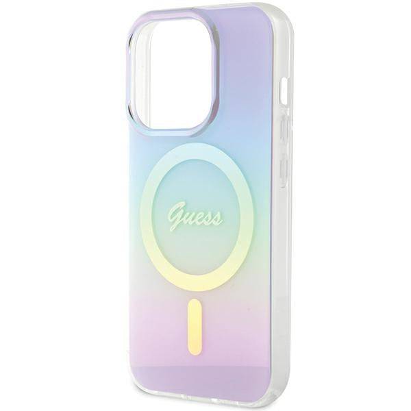 Guess GUHMP15LHITSU iPhone 15 Pro 6.1" purple/purple hardcase IML Iridescent MagSafe