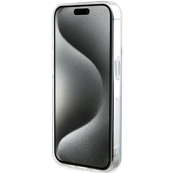 Guess GUHMP15LHITSU iPhone 15 Pro 6.1" purple/purple hardcase IML Iridescent MagSafe