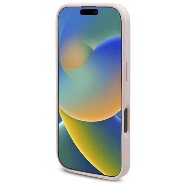 Guess GUHMP16LP4ROPEMCP iPhone 16 Pro 6.3" pink/pink hardcase 4G Flowers Print MagSafe