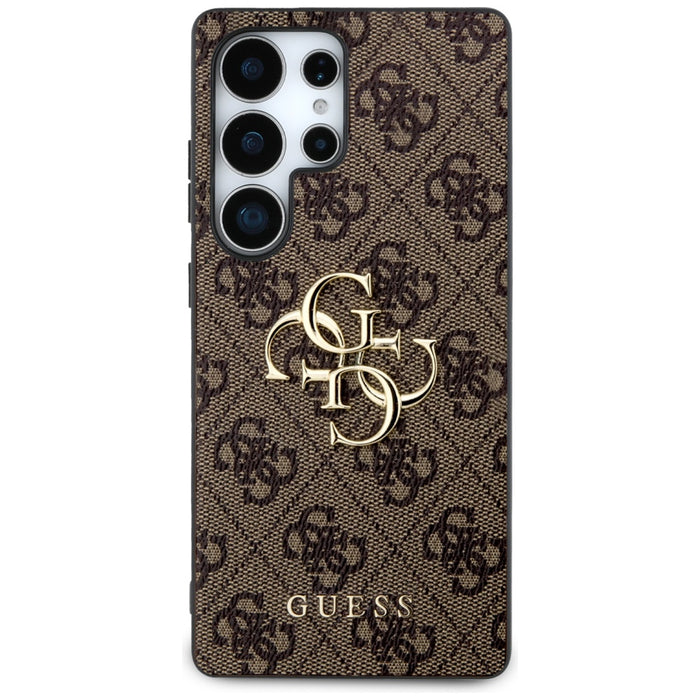 Guess Big 4G Logo Classic Logo Case for Samsung Galaxy S25 Ultra Brown