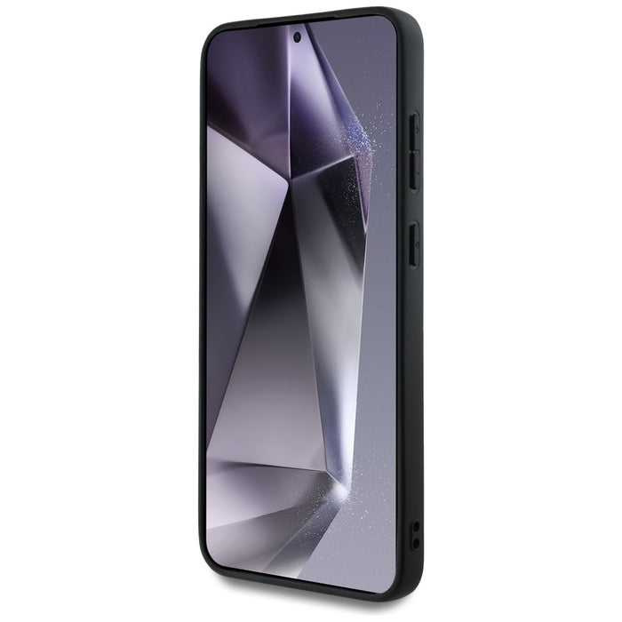 Guess Fixed Glitter Big 4G Metal Logo case for Samsung Galaxy S25 gold