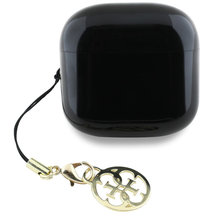 Guess Glossy Effect Printed Classic Logo &amp; Charm TWS headphones - black