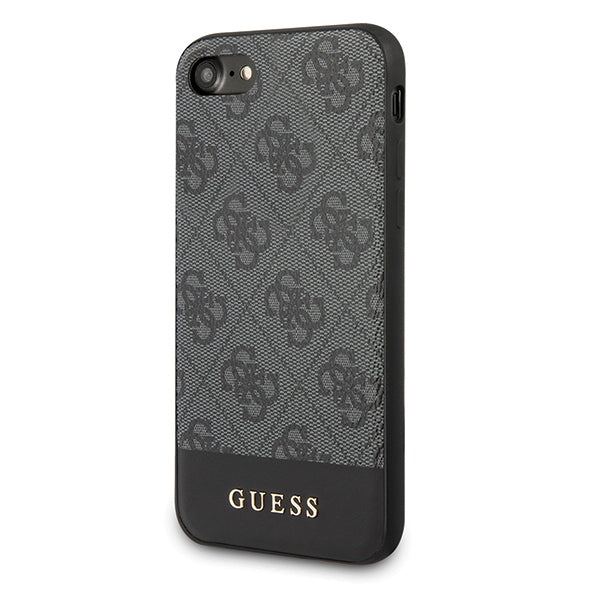 Guess 4G Stripe Collection case for iPhone 7 / 8 / SE 2020 / SE 2022 - gray