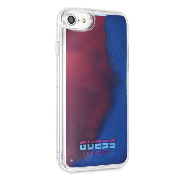 Guess California Glow in the dark case for iPhone 7 / 8 / SE 2020 - red