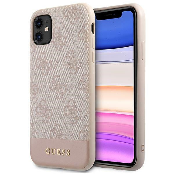Guess 4G Stripe Collection Case for iPhone 11 / Xr 6.1" - Pink