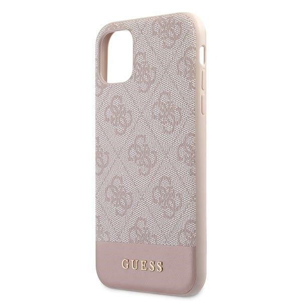 Guess 4G Stripe Collection Case for iPhone 11 / Xr 6.1" - Pink