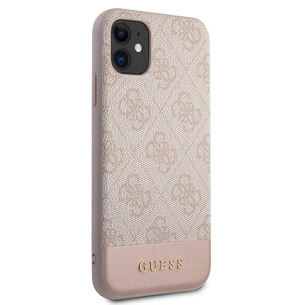 Guess 4G Stripe Collection Case for iPhone 11 / Xr 6.1" - Pink