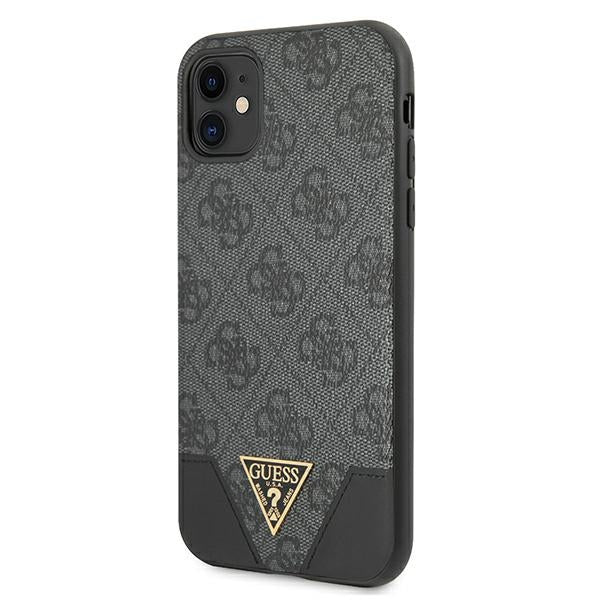 Guess 4G Triangle Collection case for iPhone 11 6.1" / Xr - gray
