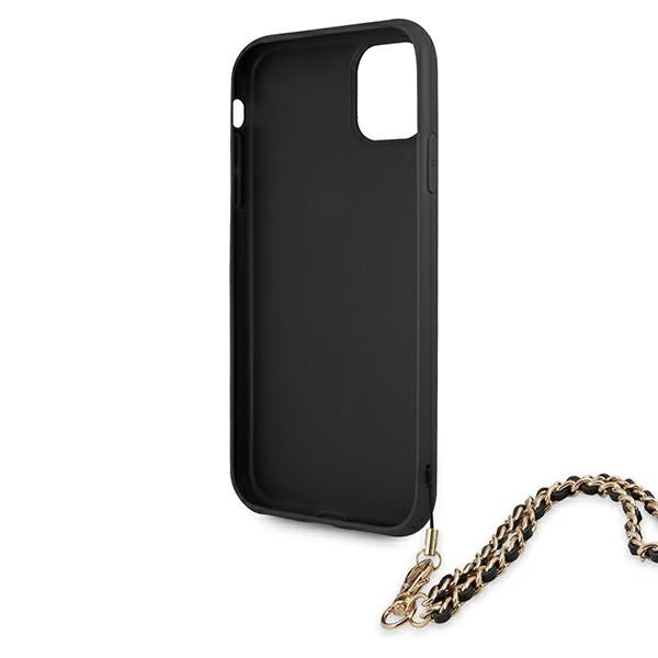 Guess Saffiano Chain case for iPhone 11 6.1" / Xr - black