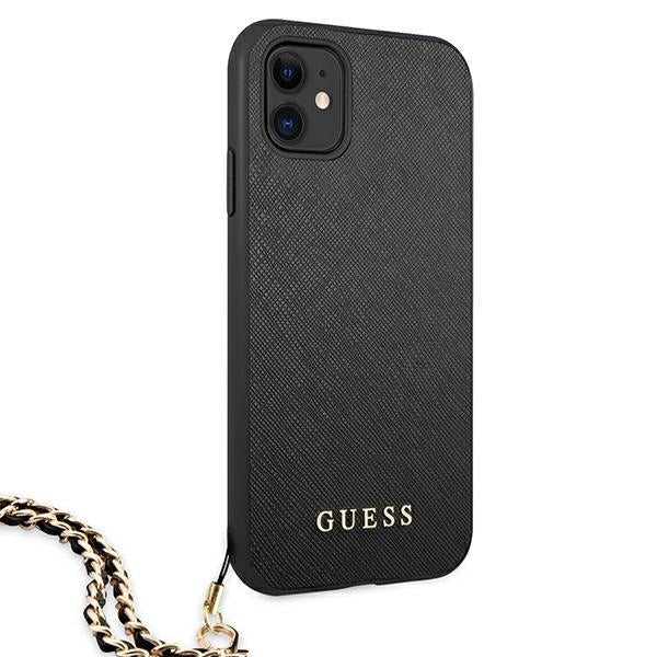 Guess Saffiano Chain case for iPhone 11 6.1" / Xr - black