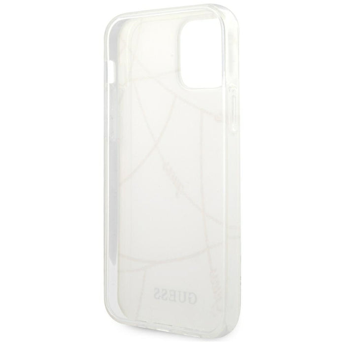 Guess Gold Chain Collection iPhone 12 Pro Max 6.7" Case - White