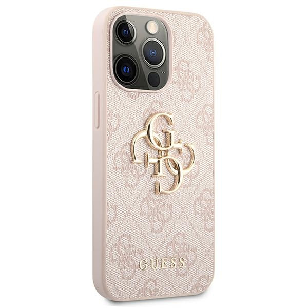 Guess 4G Big Metal Logo Case for iPhone 13 Pro / 13 6.1" - Pink