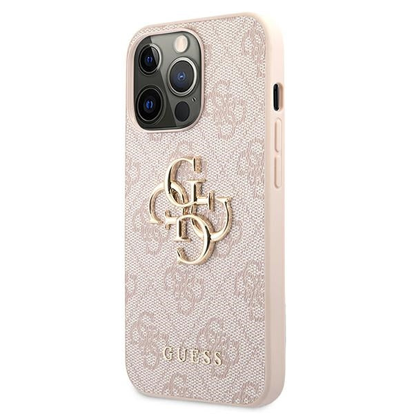 Guess 4G Big Metal Logo Case for iPhone 13 Pro / 13 6.1" - Pink
