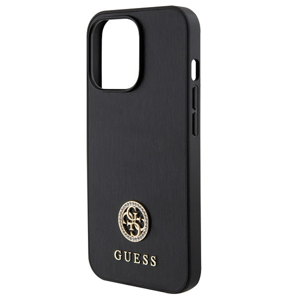 Guess Strass Metal Logo iPhone 13 Pro 6.1" Case - Black