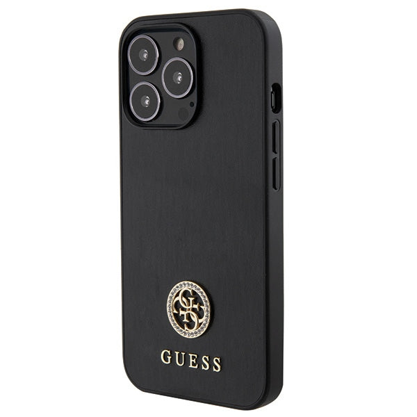 Guess Strass Metal Logo iPhone 13 Pro 6.1" Case - Black