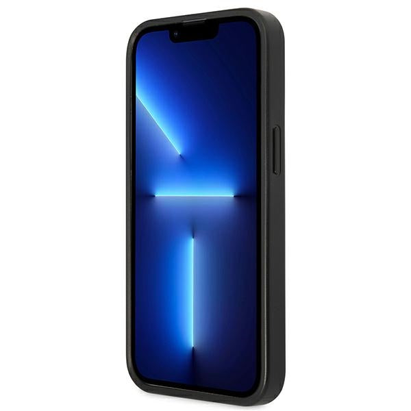 Guess Saffiano 4G Small Metal Logo case for iPhone 13 Pro / 13 6.1" - black
