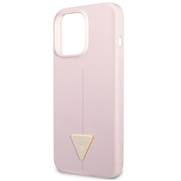 Guess Silicone Triangle Case for iPhone 13 Pro / 13 6.1&quot; - Purple