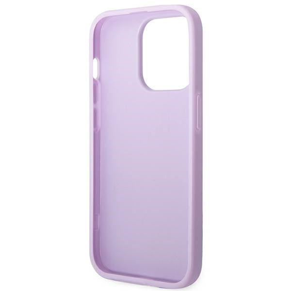 Guess Saffiano Strap Case for iPhone 14 Pro Max 6.7" - Purple